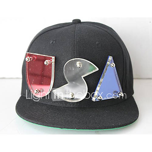 Unisex Crystal Flat Ledge Hat With Alphabet USA