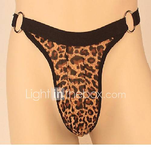 Mens Sexy Appeal Leopard Grain T pants Underwear