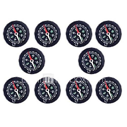 Professional Fluid filled Compass   White Black (10 PCS)