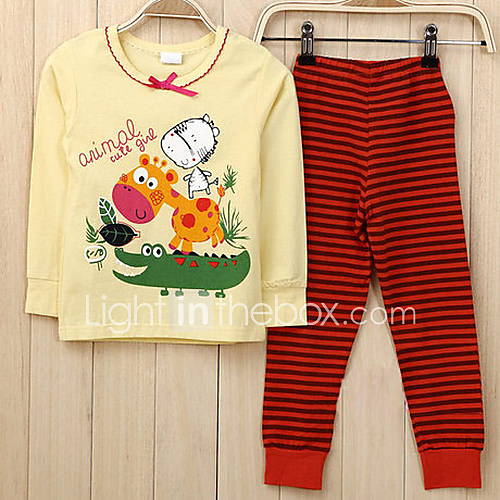 Childrens Cartoon Casual Short Sleeve Clothing Sets