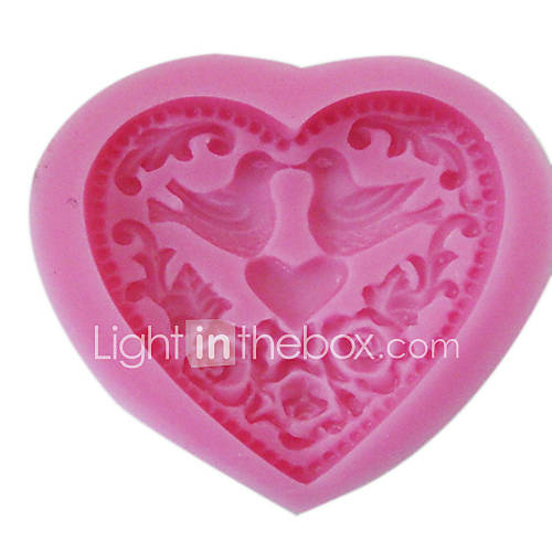 3D Heart Shaped Silicone Mold