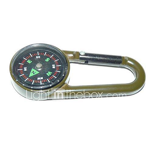 Outdoor Portable Zinc Alloy Compass  Army Green