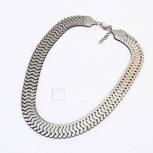 Shadela Thick Chain Black Fashion Necklace CX125 3