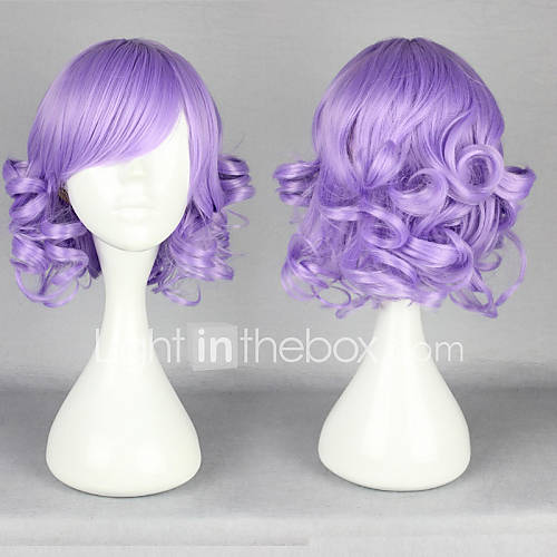 Harajuku Style Cosplay Synthetic Wig Lolita Mini Wig Light Purple