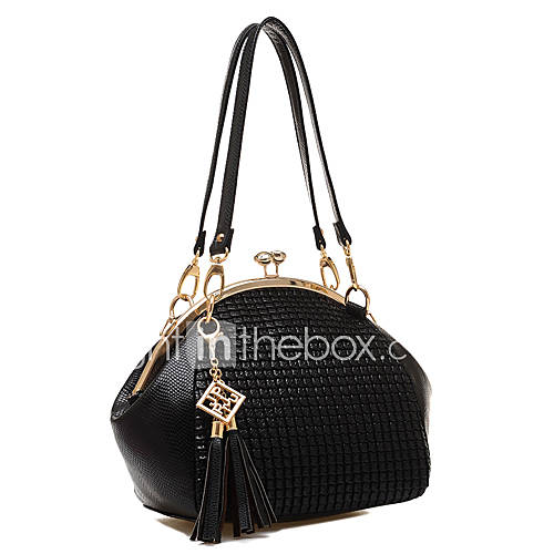 Miyue Tassel Fashion Tote(Black)