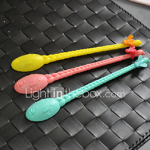 Cartoon Princess Style Spoon, Set of 3, L18cm x W13cm x H1.5cm