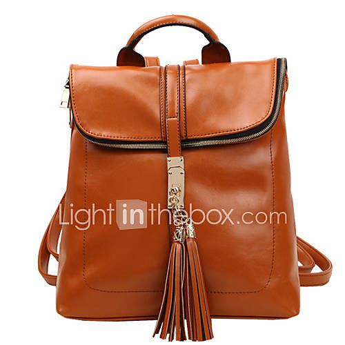 HONGQIU Womens Trendy Casual Crossbody Bag(Brown)