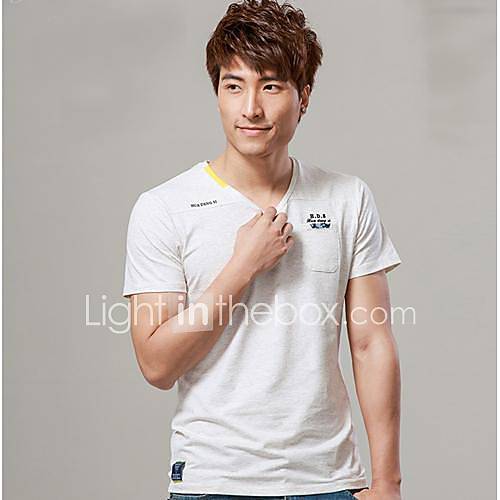 Mens New Slim Short sleeve Leisure Top