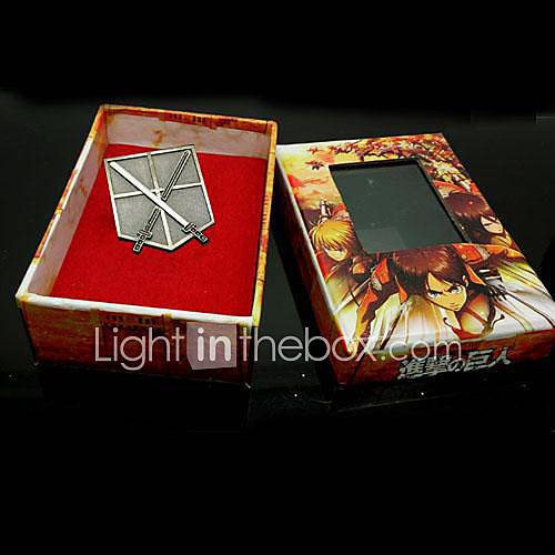 Attack on Titan Shingeki no Kyojin Training Corps Brooch Cosplay Accessory