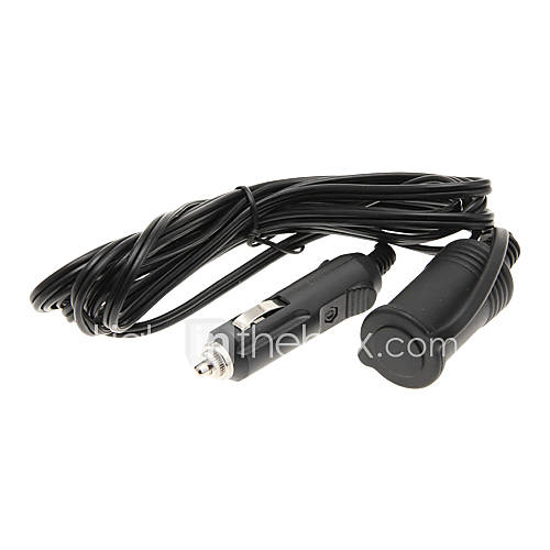 3 meter long Cord Car Cigarette Lighter Charger Extender