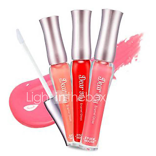 [Etude House] Dear My Enamel Gloss 4.5ml #ERD301 Wonder Glossy Red