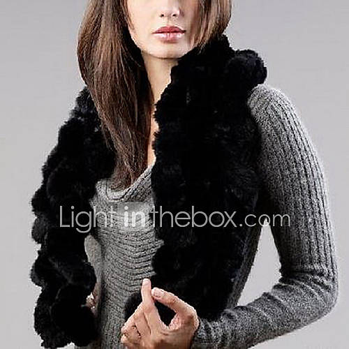 Rex Rabbit Fur Party/Casual Scarves(More Colors)