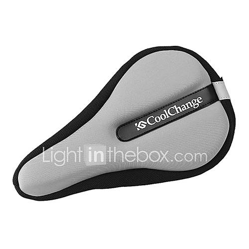 CoolChange High Elastic Lycra Gray Bicycle Saddle Cushion