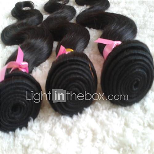 Well constructed Maylaysian Body Wave Weft 100% Virgin Remy Human Hair Extensions 22 Inch 3Pcs