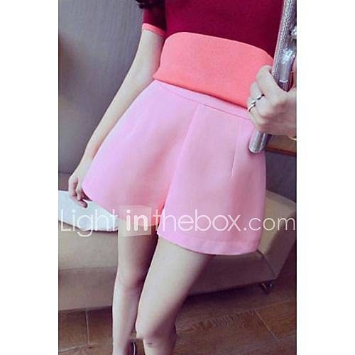 Womens Korean Style Good Quality High Waist Pumpkin Shorts