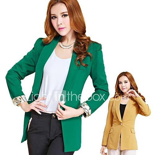 New Han Edition Cultivate Ones Morality Coat A Grain of Small Womens Shoulders Suit Long sleeved Suit