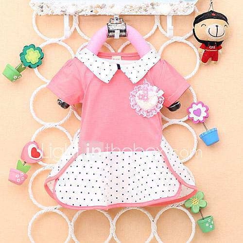 Girls Fashion Dots T Shirts Lovely Princess Summer T shirts