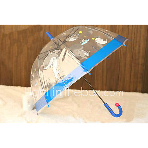 Childrens Transparent Cartoon Umbrella