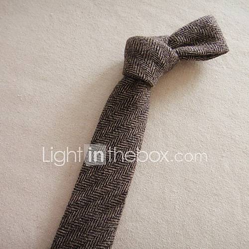 Mens Retro Stripe Wool Tie