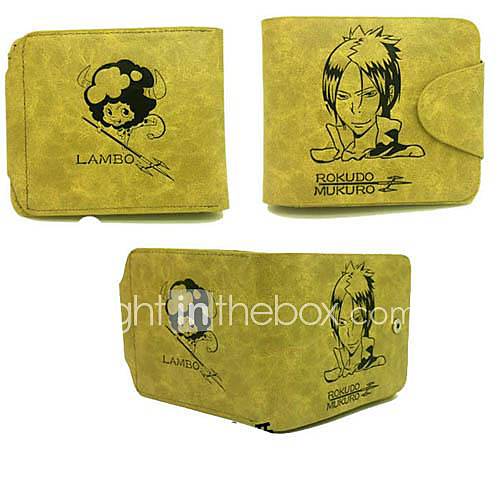 HitmanReborn Rokudo Mukuro Leather Wallet Cosplay Accessory