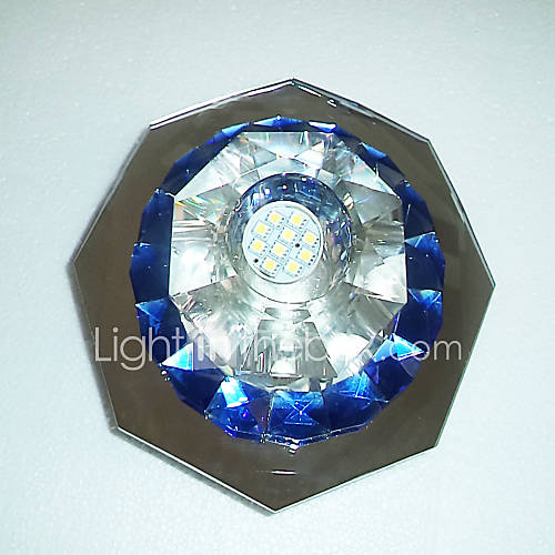 led crystal flush mount, 1 light, modern creative stainless electroplated