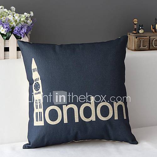 Classic High Fashion Falling in Love with London Decorative Pillow Cover