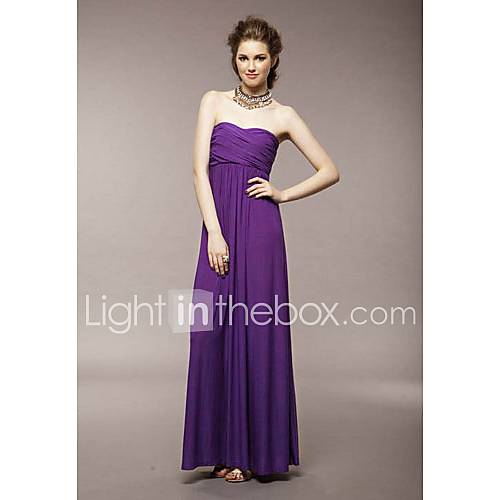 Successful Bohemian Party Tube Tops Temperament Dress (Purple)