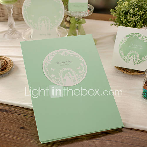 Green Guest Book (5 Pages)