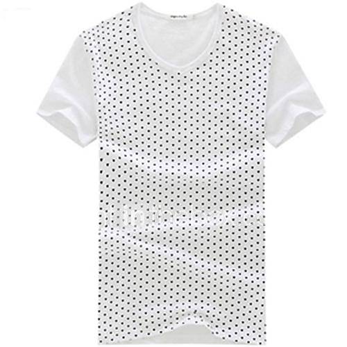 Mens Round Collar Pure Cotton T Shirts