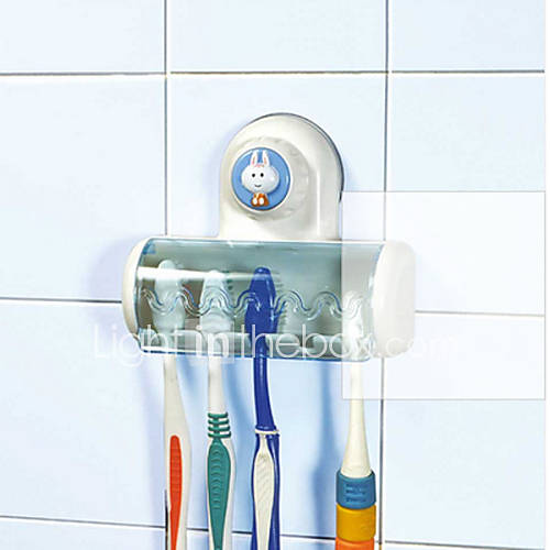 Strong Scution Polyester 5 grid Toothbrush Holder, L11cm x W10cm x H4.5cm