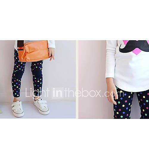 Girls Fashion Dots Pants Lovely Pants