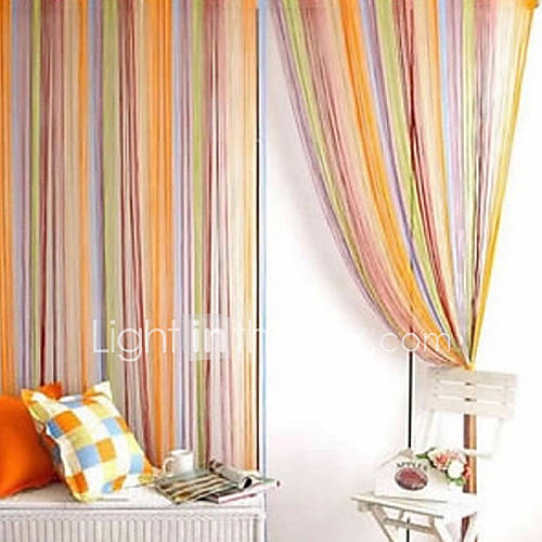 Graceful Colorful Curtain Line(39W × 79L)