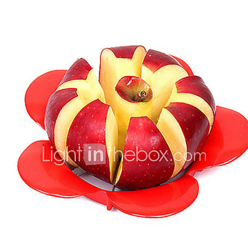 Multifunctional Flower Shaped Fruit Slicer, W16.5cm x L3cm x H2cm