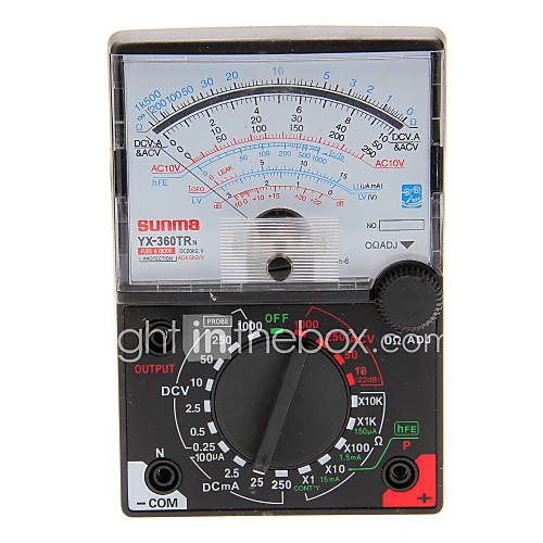 YX 360TRN Electric Meter Tester Multimeter Digital Meter/Analog Analogue Multitester Multimeter