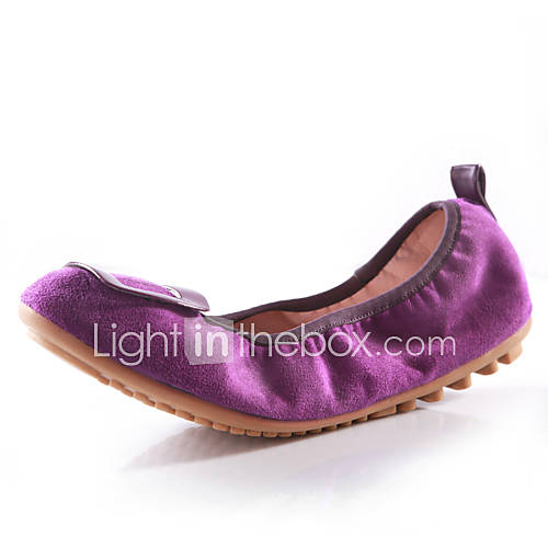 Leatherette Womens Flat Heel Ballerina Flats Shoes (More Colors)