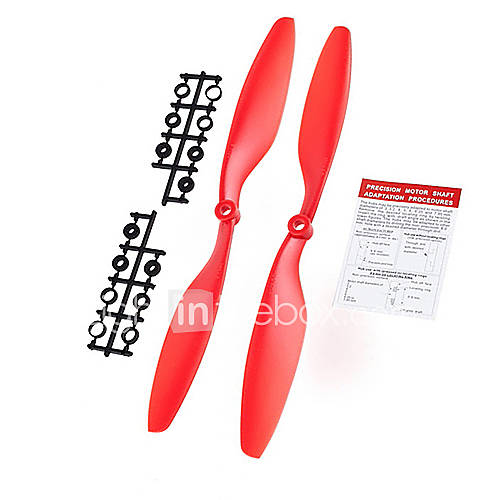 MG672 10 inch PositiveReverse Propeller for 4 axis Quadcopter(Red)