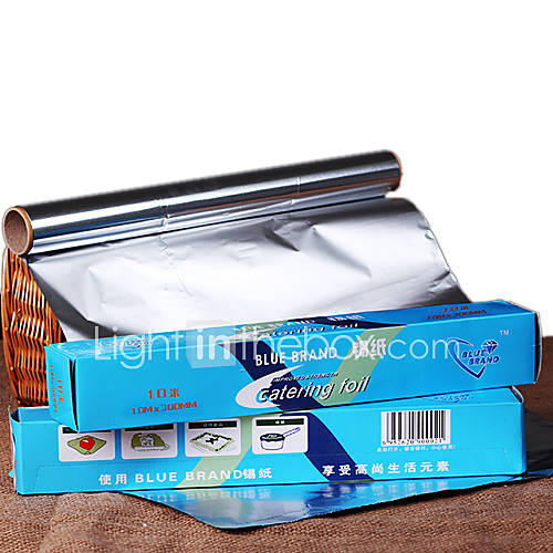 1pcs Ticked Baking Aluminum Foil, L30cm x W30cm x H4cm