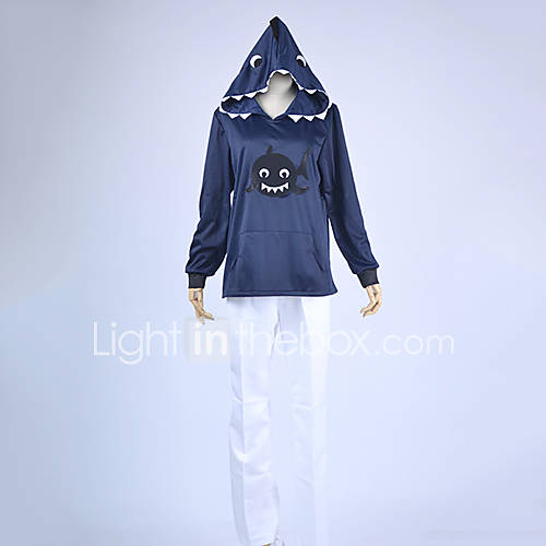 Free Rin Matsuoka Ink Blue White Cosplay Costume