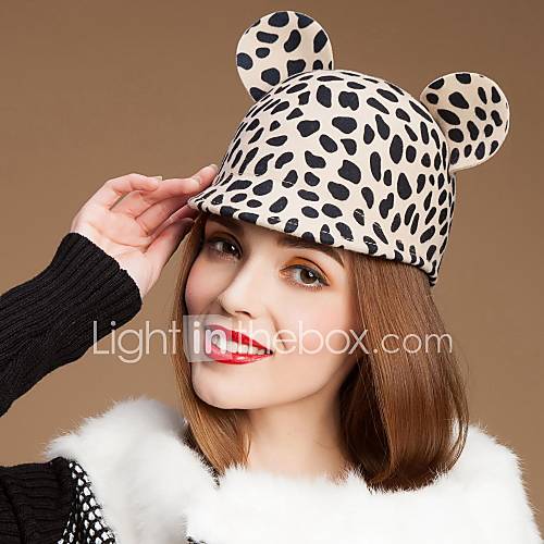 Lovely Wool Ladies Party/Outdoor/Casual Hat With Animal Ears(More Colors)