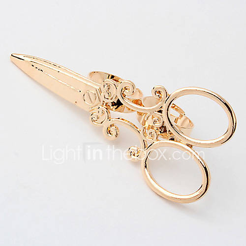 Ravier Womens Vintage Scissor Bicyclo  Ring