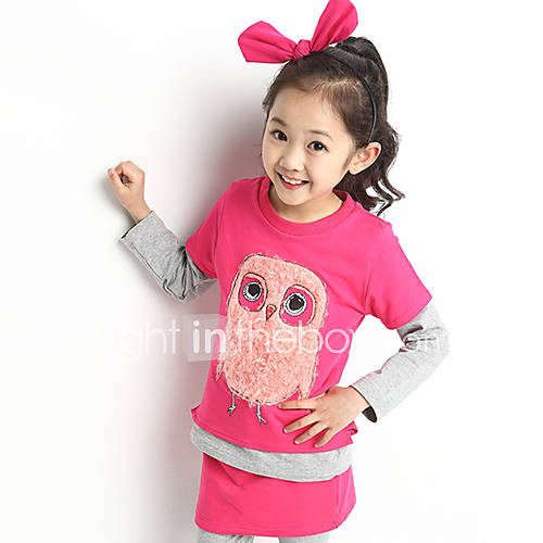 Girls Cute Owl Modal Clothing Sets