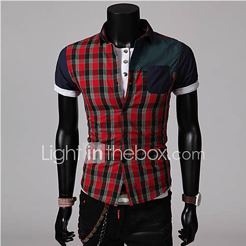 ZZT Casual Plaid Shirt