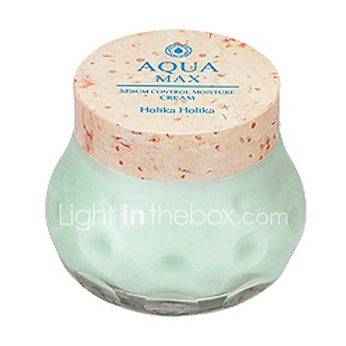 [Holika Holika] Aqua Max Sebum Control Moisture Cream 120ml   for Trouble or Oily Skin (Sebum Control Moisturizing Cream)