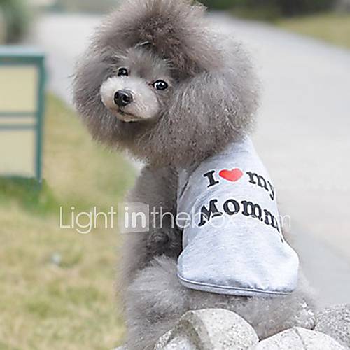 Petary Pets Letter Pattern Cotton Vest For Dog