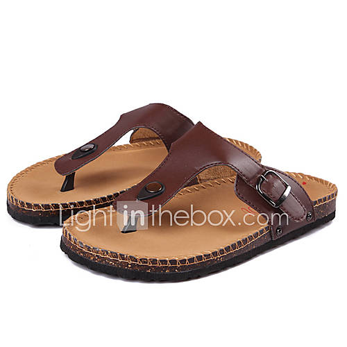 Trend Point Mens Fashion Casual Sandal(Brown)