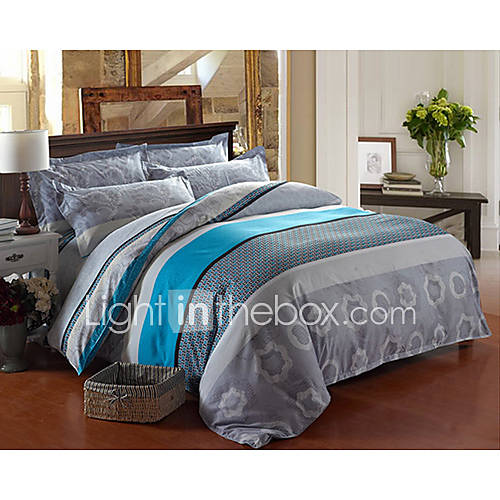 Flower Gray Bed Set Of Four SF00003