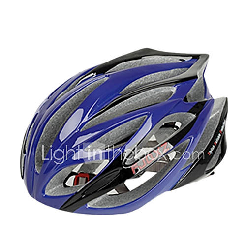 FJQXZ Integrally molded EPSPC Blue Cycling Helmets (21 Vents)