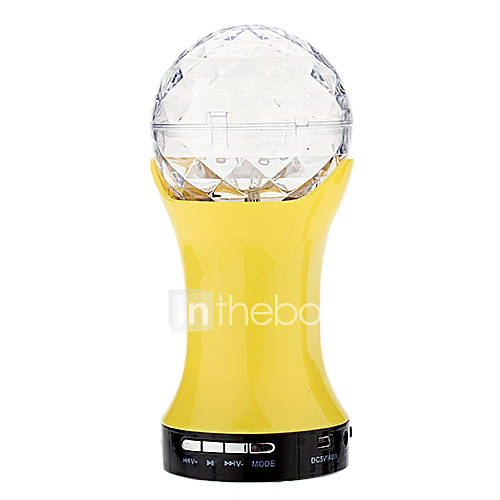 LED Ball Music Speaker Support USB/TF/FM