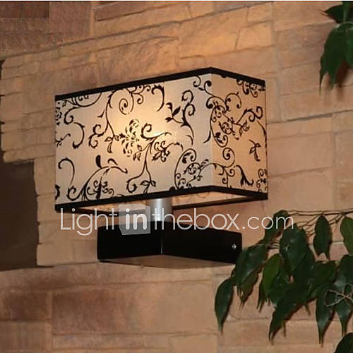 Wall Light, 1 Light, Modern Printing Metal Fabric Painting