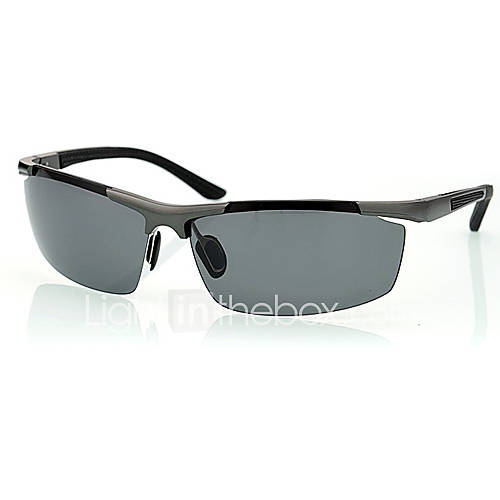 Langyajie Mens Al Mg Dedicated Driving Anti Glare Sunglasses(Screen Color)